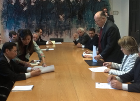 Visita de delegación china