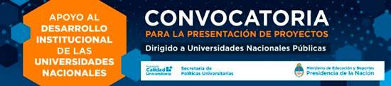 Apoyo al Desarrollo Institucional de las Universidades Nacionales