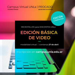 Capacitación para docentes: Microtaller de edición básica de video