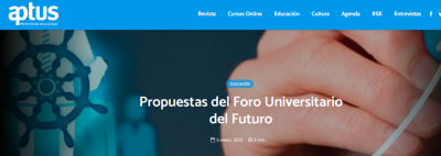 Propuestas del Foro Universitario del Futuro