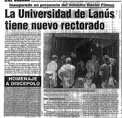 La Universidad de Lanús tiene nuevo Rectorado
