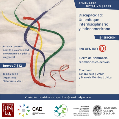 Último encuentro del seminario &quot;Discapacidad: Un enfoque interdisciplinario y latinoamericano&quot;