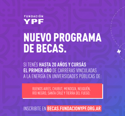Inscripción para las becas de la Fundación YPF
