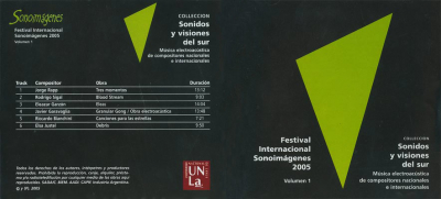 Festival Internacional Sonoimágenes 2005, Vol. 1