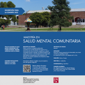 Reunión Informativa de la Maestría en Salud Mental Comunitaria