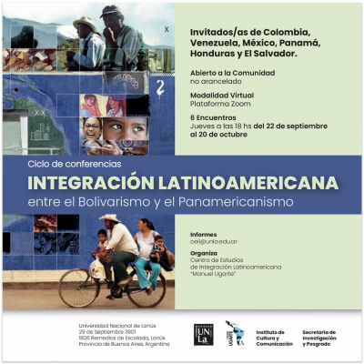 Ciclo de conferencias virtuales sobre Integración Latinoamericana