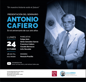 Presentación del seminario Antonio Cafiero