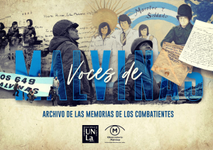 El proyecto Voces de Malvinas estrena canal de Youtube