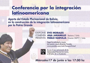 Evo Morales expuso sobre la integración latinoamericana