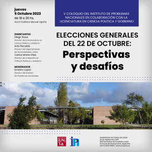 Coloquio sobre perspectivas y desafíos en el marco de las elecciones generales de octubre