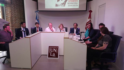 La UNLa inauguró su Tribunal Experimental Internacional en Mediación