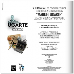 Sumate a las V Jornadas del Centro de Estudios de Integración Latinoamericana &quot;Manuel Ugarte&quot;