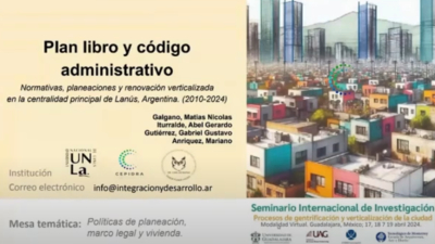 Participación de la UNLa en Seminario Internacional sobre Gentrificación y Verticalización en Guadalajara