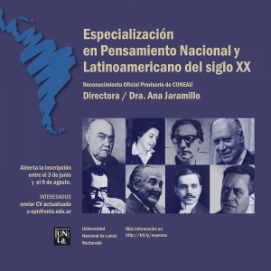 Especialización en Pensamiento Nacional y Latinoamericano