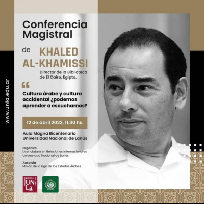 Conferencia magistral del escritor egipcio Khaled Al-Khamissi