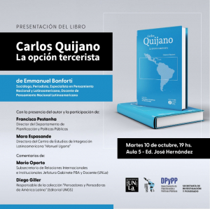 Presentación del libro &quot;Carlos Quijano. La opción tercerista&quot;