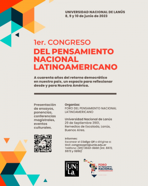 Te invitamos aI 1º Congreso del Pensamiento Nacional Latinoamericano