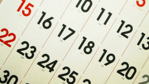 Calendario para investigadores, becarios y adscriptos