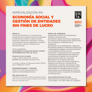 Inscriben para la Especialización en Economía Social