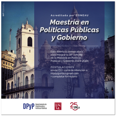 Comienza la inscripción para la Maestría en Políticas Públicas y Gobierno