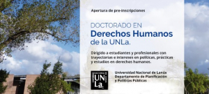 Abierta la inscripción a una nueva cohorte del Doctorado en Derechos Humanos