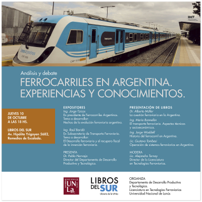 Convocan al debate sobre los ferrocarriles en Argentina