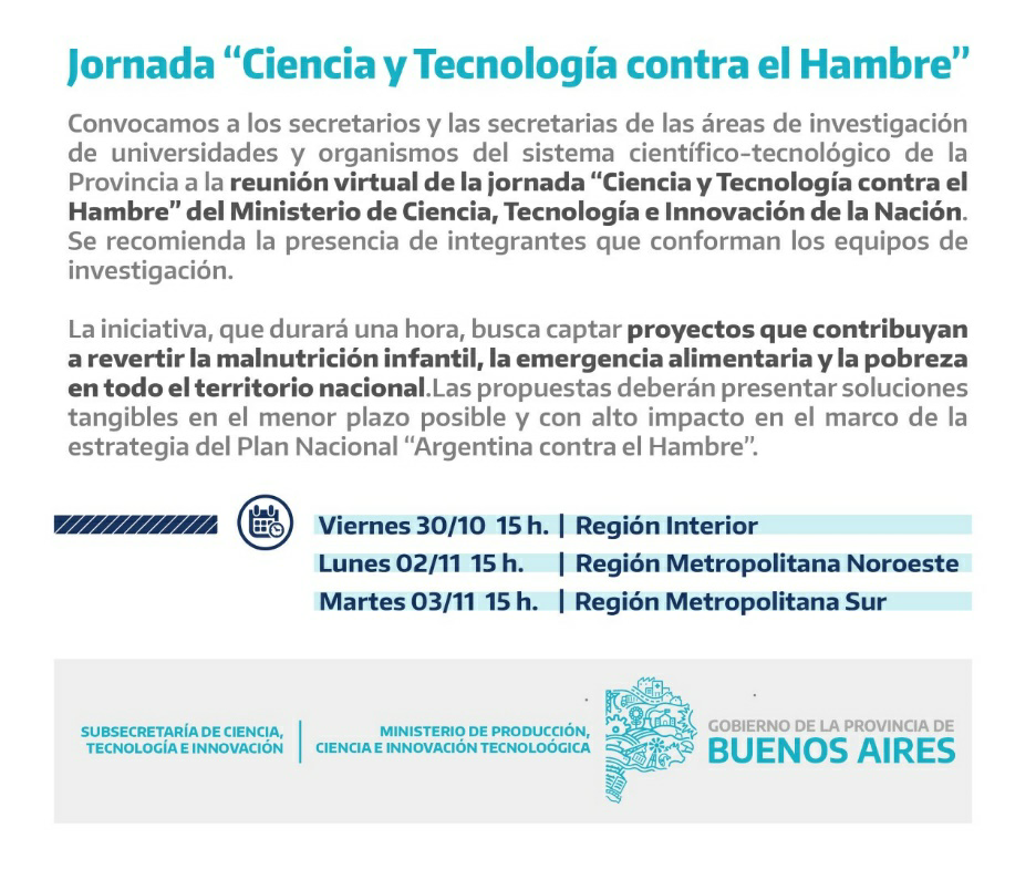 Reuniones Convocatoria Argentina contra el hambre
