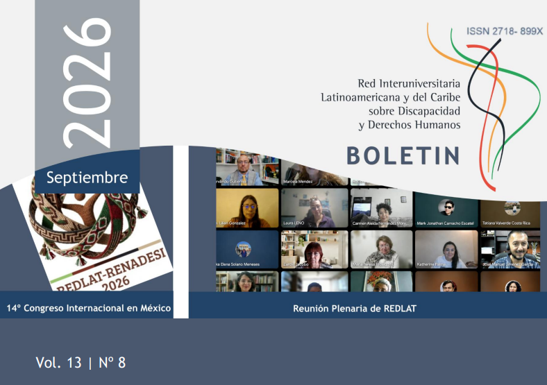 Portada del Boletín de la REDLAT, septiembre 2026, Vol. 13, N° 8, sobre el 14° Congreso en México y la reunión plenaria virtual.