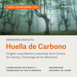 Seminario virtual gratuito sobre &quot;Huella de Carbono&quot;