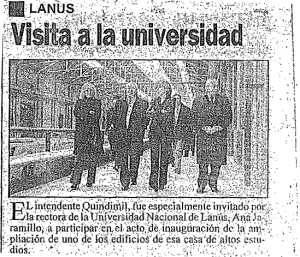 Visita a la Universidad