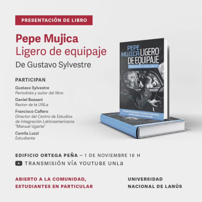 Presentación del libro &quot;Pepe Mujica. Ligero de equipaje&quot;