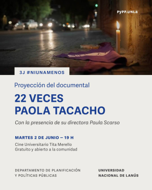 Proyecci&oacute;n del documental "22 veces Paola Tacacho"