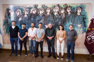 Julián Álvarez visitó la UNLa para articular acciones conjuntas: “Necesitamos de la producción de conocimiento de la Universidad”