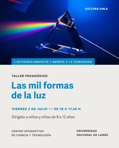 Taller para ni&ntilde;os "Las mil formas de la luz"