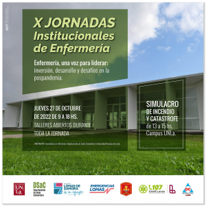Simulacro de incendio y catástrofe en las X Jornadas de Enfermería