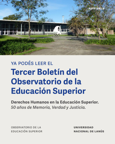 Tercera entrega del bolet&iacute;n del Observatorio de la Educaci&oacute;n Superior