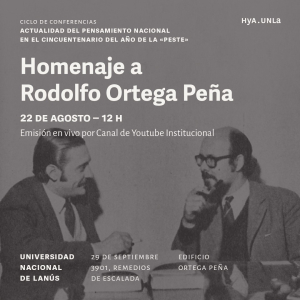 Homenaje a Rodolfo Ortega Peña