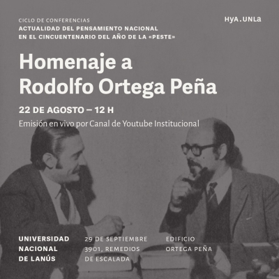 Homenaje a Rodolfo Ortega Peña