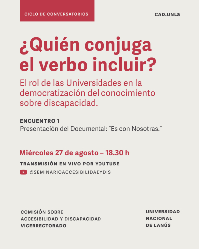 Presentación del documental “Es con Nosotras”