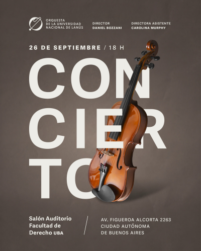 Nuevo concierto de nuestra Orquesta