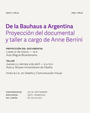 La documentalista Anne Berrini visita nuevamente la UNLa