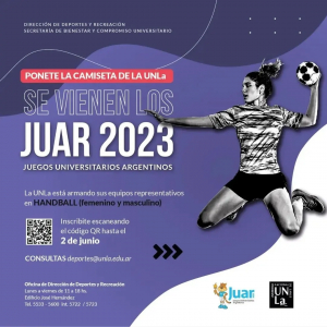 ¡Sumate a los Juegos Universitarios Argentinos!