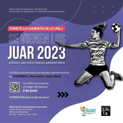 ¡Sumate a los Juegos Universitarios Argentinos!