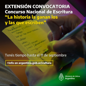 Concurso nacional de escritura &quot;La historia la ganan los y las que escriben&quot;