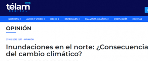 Inundaciones en el norte: ¿Consecuencia del cambio climático?