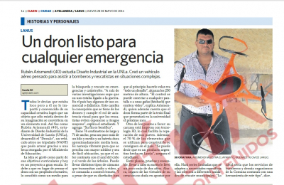 Un dron listo para cualquier emergencia