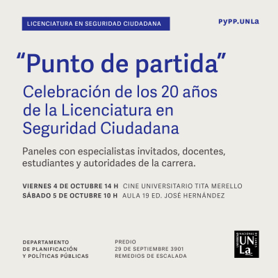 Celebración por los 20 años de la Licenciatura en Seguridad Ciudadana