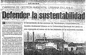 Defender la sustentabilidad