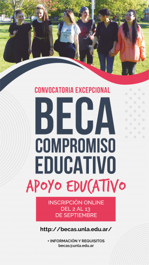 Convocatoria excepcional a Becas de Compromiso Educativo