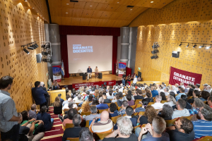 Docentes de la UNLa se reunieron con el Rector en defensa de la universidad pública
